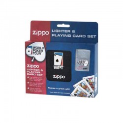 Briquet ZIPPO + Jeu cartes Poker WPT