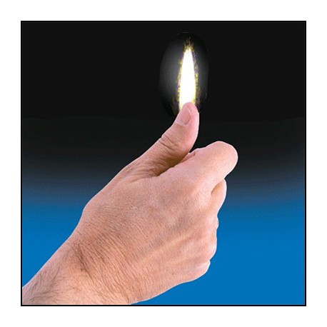 F.P. thumb tip flame faux pouce flamme