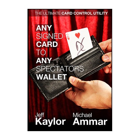 Portefeuille Any signed card to any spectator wallet Jeff Kaylor & Michael Ammar