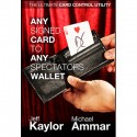 Any signed card to any spectator wallet Jeff Kaylor & Michael Ammar, DVD+gimmick