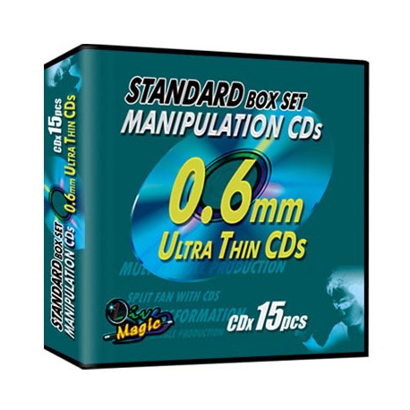 CD Manipulation CDs standard box set 0.6 mm 15 pièces